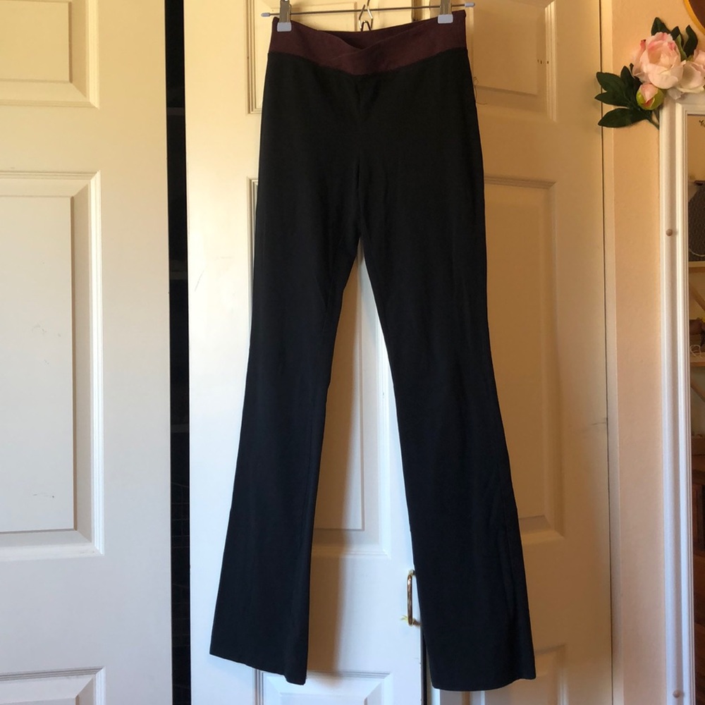 Black flare leggings